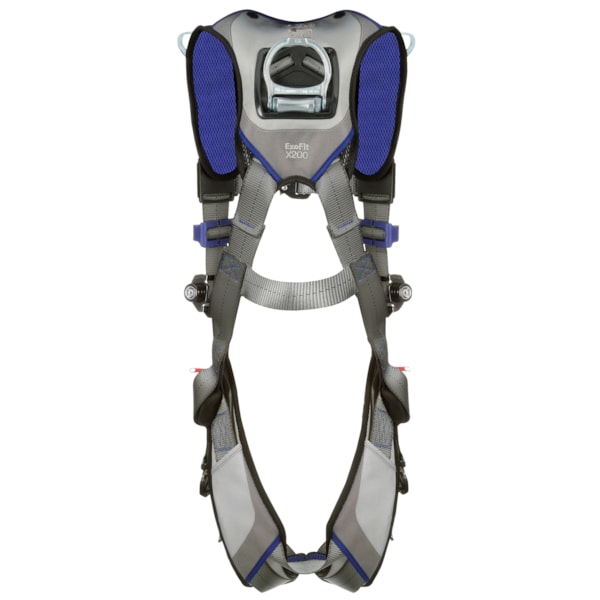 ExoFit™ X200 Quick Connect Leg Strap, Shoulder & Back D-Ring Comfort Vest Retrieval Safety Harness 