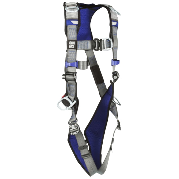 ExoFit™ X200 Quick Connect Leg Strap, Front, Back, Hip, & Shoulder D-Ring Comfort Vest Climbing/Positioning/Retrieval Safety Harness 