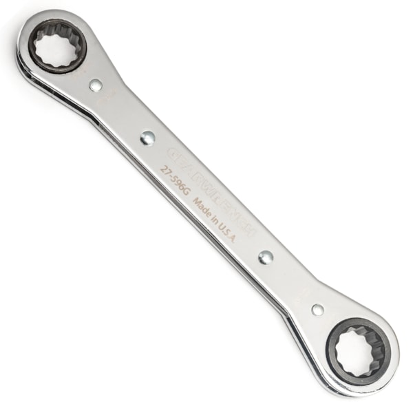 3/4" x 7/8" 12 Point Laminated Double Box Ratcheting Wrench