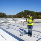 10 Ft TDS Pre-Galvanized Guardrail Post thumbnail 2