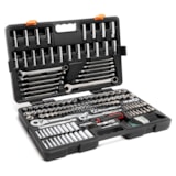 165 Pc. 1/4", 3/8" & 1/2" Drive 6 Point Standard & Deep SAE/Metric Mechanics Tool Set thumbnail 2