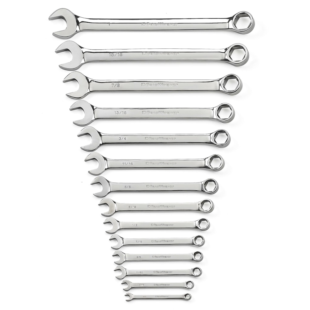 14 Pc. 6 Point Combination SAE Wrench Set