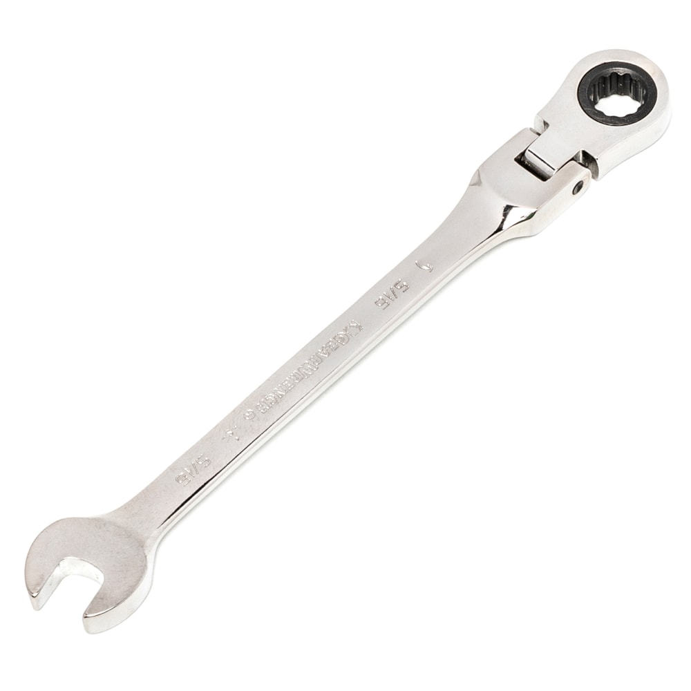 5/16" 72-Tooth 12 Point Flex Head Ratcheting Combination Wrench