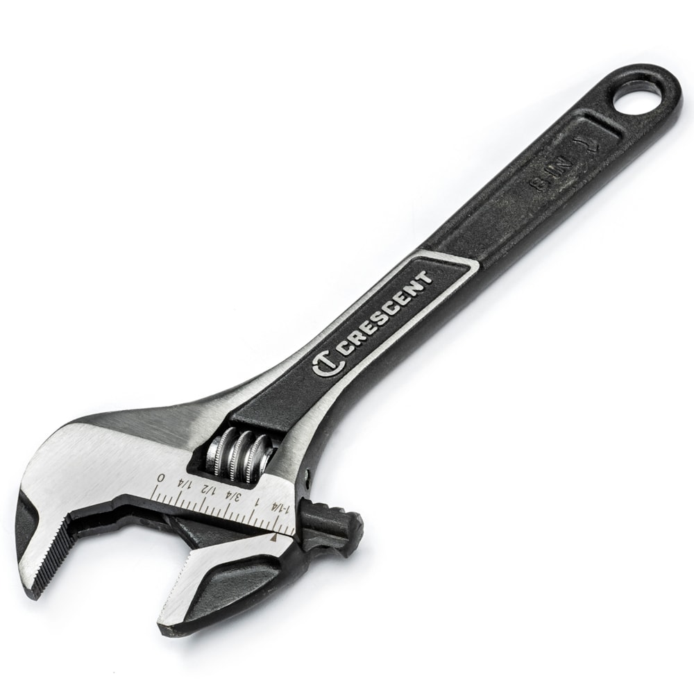 8" Wide Jaw Adjustable Wrench