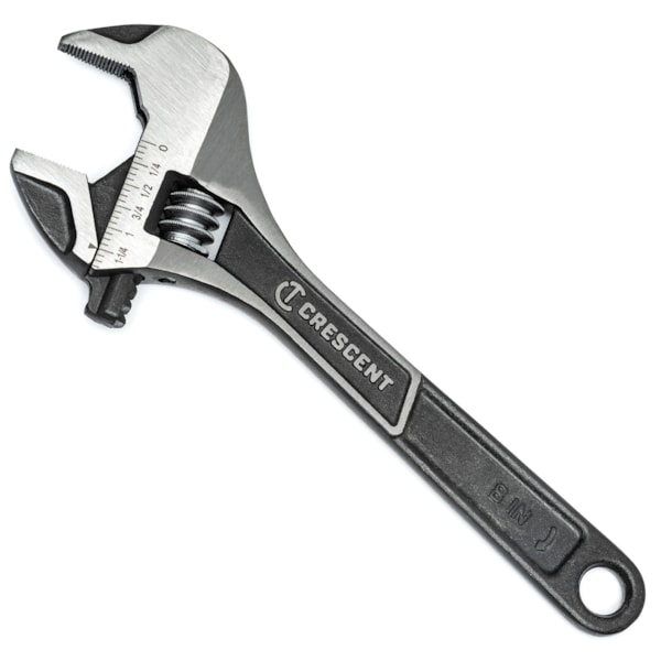 8" Wide Jaw Adjustable Wrench