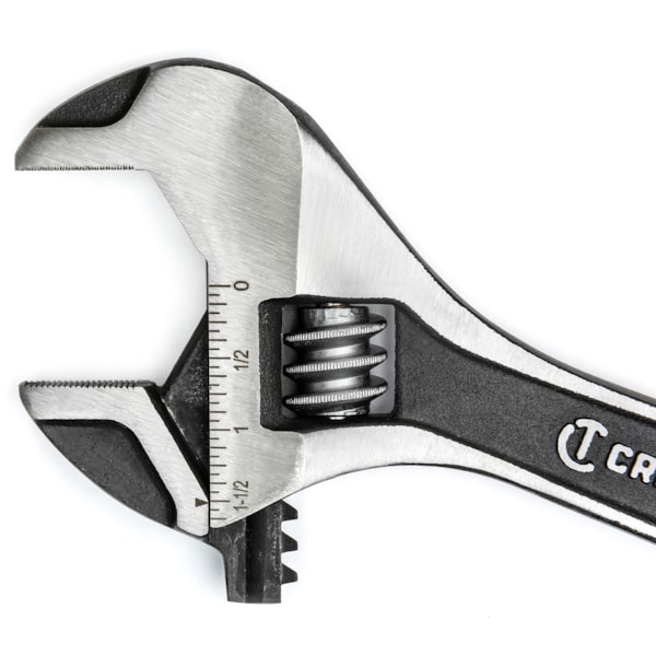 8" Wide Jaw Adjustable Wrench