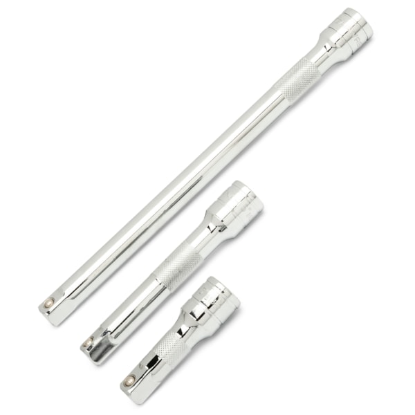 29 Pc. 1/4", 3/8", 1/2" Drive Chrome Tool Accessories Set with EVA Foam Tray