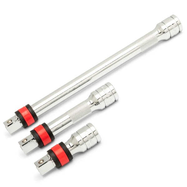 29 Pc. 1/4", 3/8", 1/2" Drive Chrome Tool Accessories Set with EVA Foam Tray