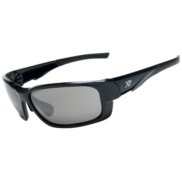 758 Black Mirrored Lens Safety Glasses