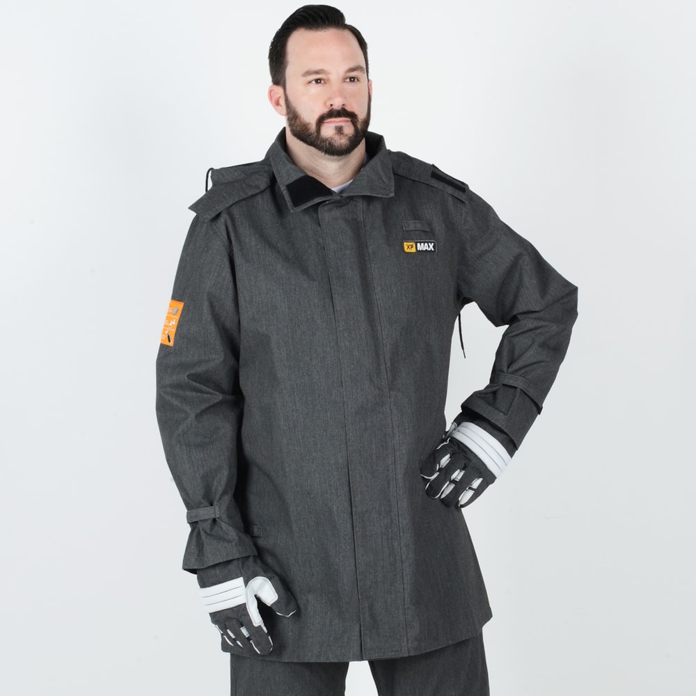 35" Jacket with Snap Hood