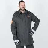 35" Jacket with Snap Hood thumbnail 1