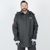 35" Jacket with Snap Hood thumbnail 2
