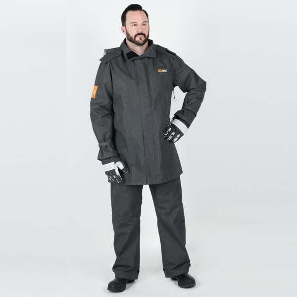 35" Jacket with Snap Hood