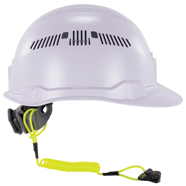 Squids® 3158 Hi-Vis 2 lb. Coil Hard Hat Lanyard