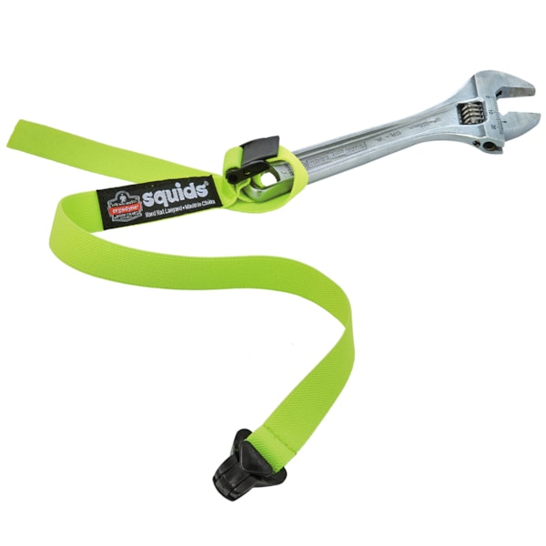 Squids® 3155 Elastic with Clamp Hard Hat Lanyard