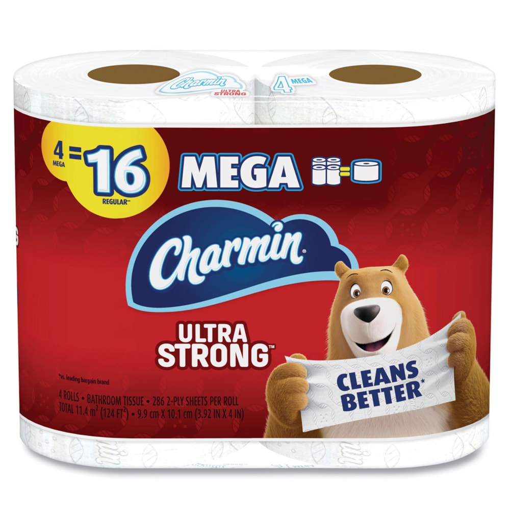Ultra Strong Mega Roll Toilet Paper Case of 32
