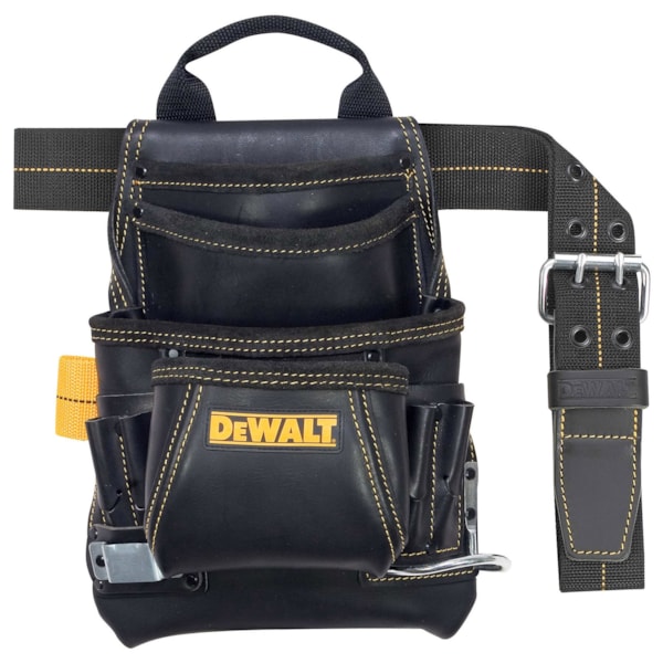 10 Pocket Carpenter's Leather Nail & Tool Bag