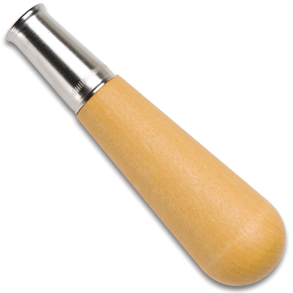 5-1/4" Metal Ferruled Wooden Handle Number 0