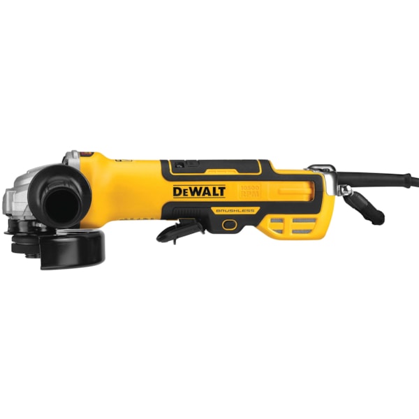 5 in. Brushless Paddle Switch Small Angle Grinder with Kickback Brake, No Lock-On (Corded) 