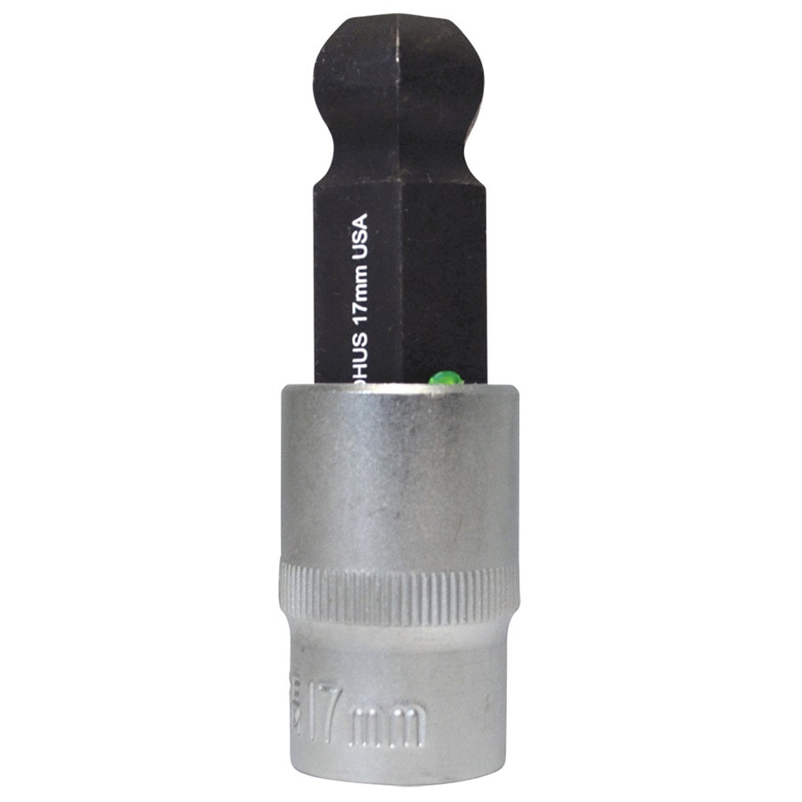 1/2" Ball Hex Bit, 2" w/ 1/2" Drive Socket