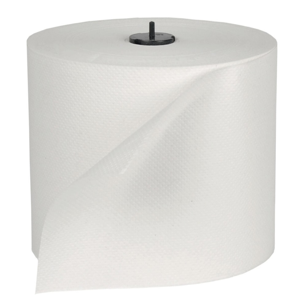White Basic Paper Wiper Roll 4/Case