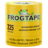 36MM x 55M 225 Gold Performance Adhesion Masking Tape 8/Pack thumbnail 1