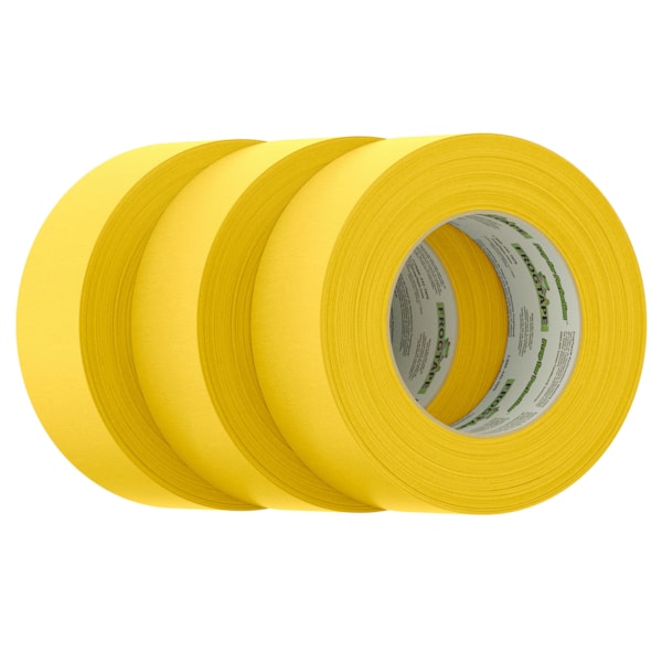 48MM x 55M 225 Gold Performance Adhesion Masking Tape 3/Pack