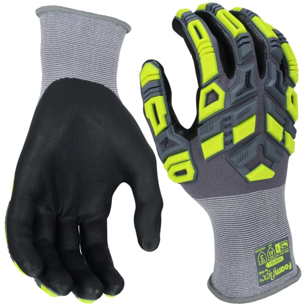 TPR Nitrile Coated Impact Gloves