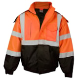 Class 3 Reflective Hi-Vis Economy Traffic Safety Bomber Jacket thumbnail 4