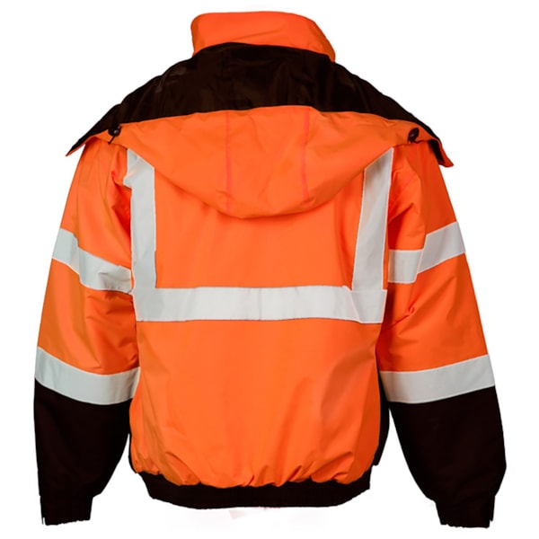 Class 3 Reflective Hi-Vis Economy Traffic Safety Bomber Jacket