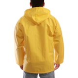 DuraScrim Self-Extinguishing PVC/Polyester Jacket with Attached Hood thumbnail 2