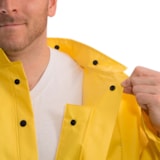 DuraScrim Self-Extinguishing PVC/Polyester Jacket with Attached Hood thumbnail 3