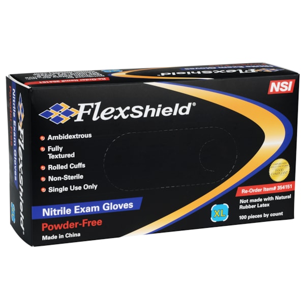 4 Mil Powder-Free Nitrile Exam Gloves