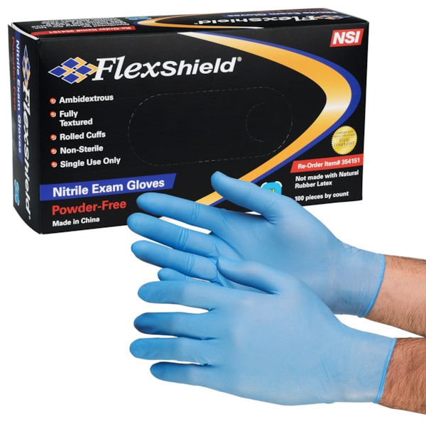 4 Mil Powder-Free Nitrile Exam Gloves