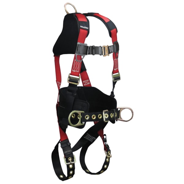 Tradesman Back & Side D-Rings, Tongue Buckle Legs Fall Protection Harness