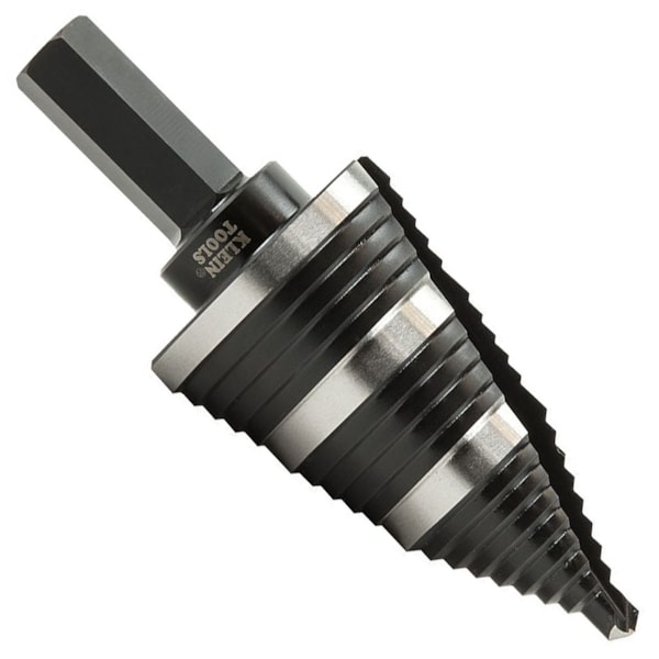 Step Drill Bit #15 Double Fluted 7/8 to 1-3/8-Inch