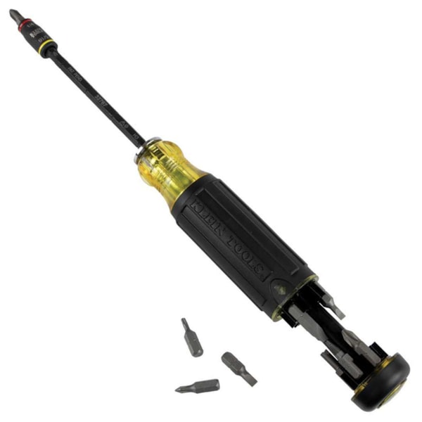 14-in-1 HVAC Adjustable-Length Impact Screwdriver with Flip Socket