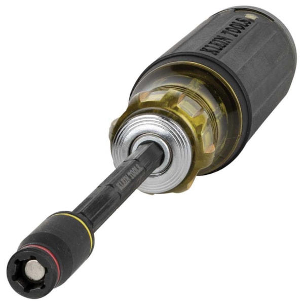 14-in-1 HVAC Adjustable-Length Impact Screwdriver with Flip Socket