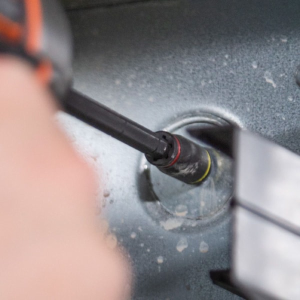 14-in-1 HVAC Adjustable-Length Impact Screwdriver with Flip Socket