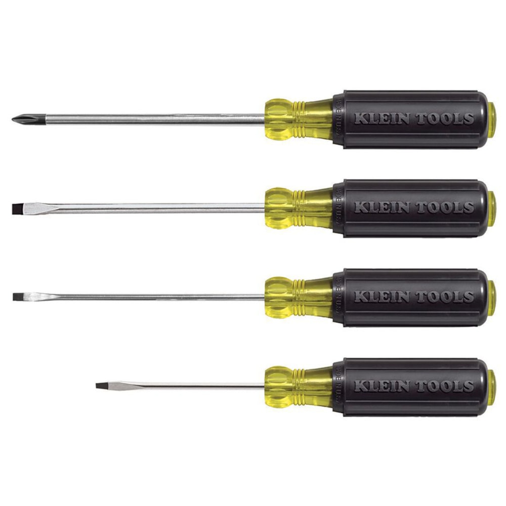 Screwdriver Set, Mini Slotted and Phillips, 4-Piece