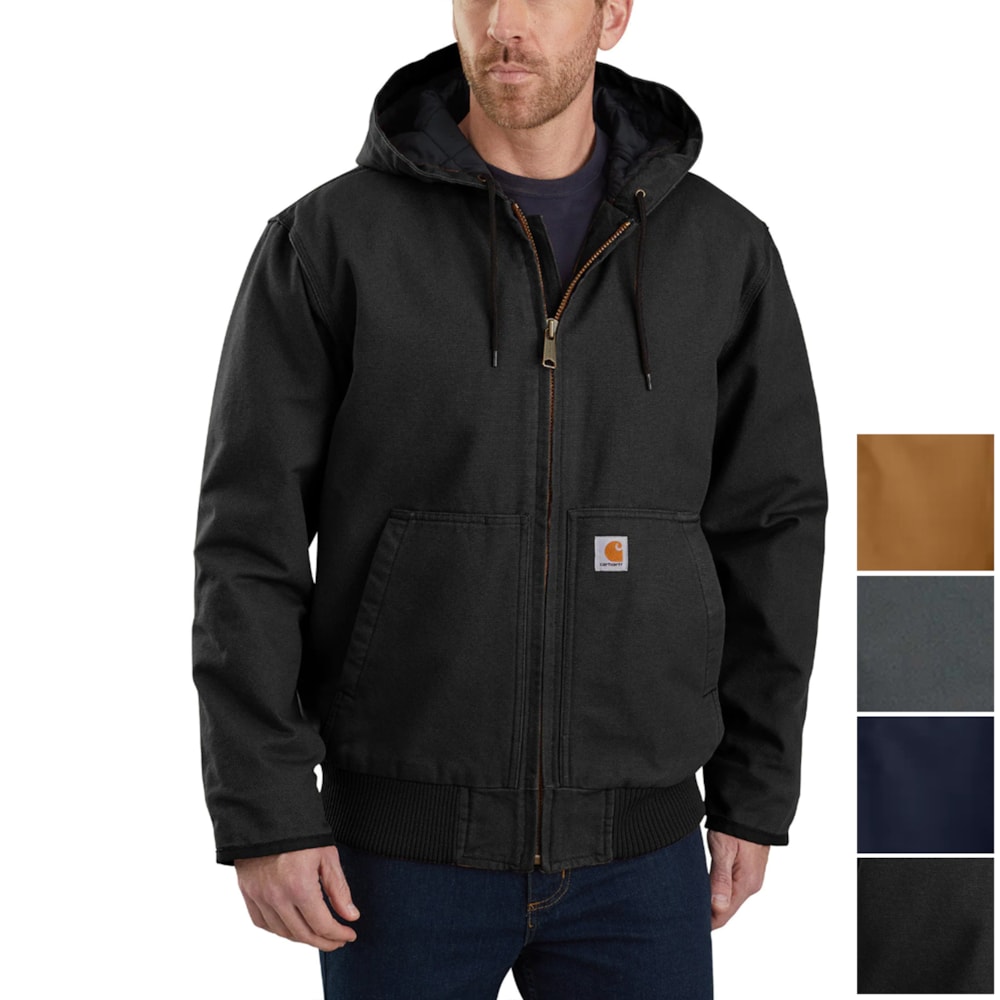 Men's Washed Duck Insulated Active Jacket