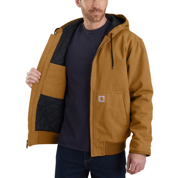Men's Washed Duck Insulated Active Jacket