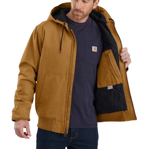 Men's Washed Duck Insulated Active Jacket