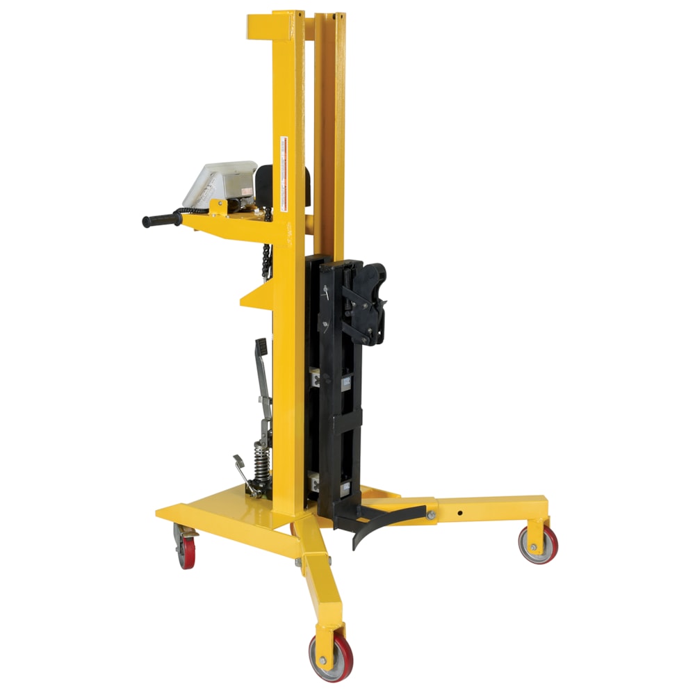 Steel Portable Ergonomic Drum Truck with Scale 900 Lb. Capacity 