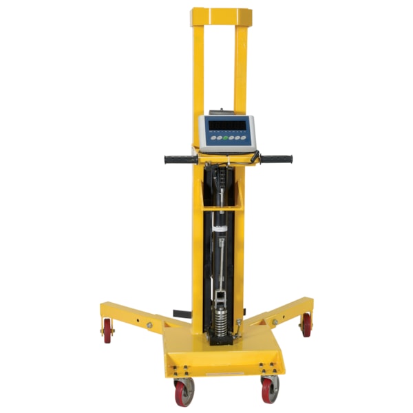 Steel Portable Ergonomic Drum Truck with Scale 900 Lb. Capacity 