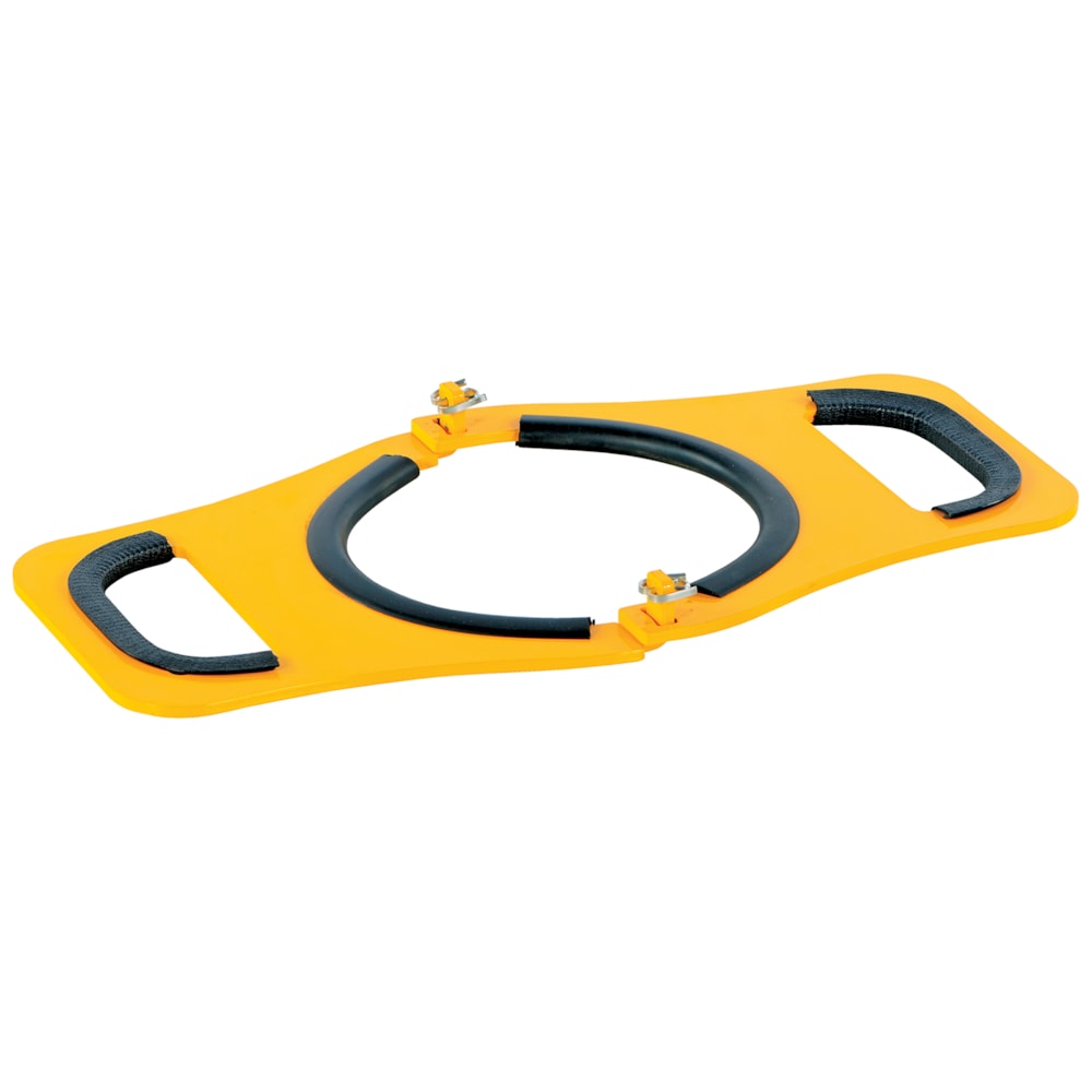 Steel Manual Cylinder Lifter 7 In. Maximum Cylinder Diameter 200 Lb. Capacity Yellow