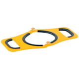 Steel Manual Cylinder Lifter 7 In. Maximum Cylinder Diameter 200 Lb. Capacity Yellow thumbnail 1