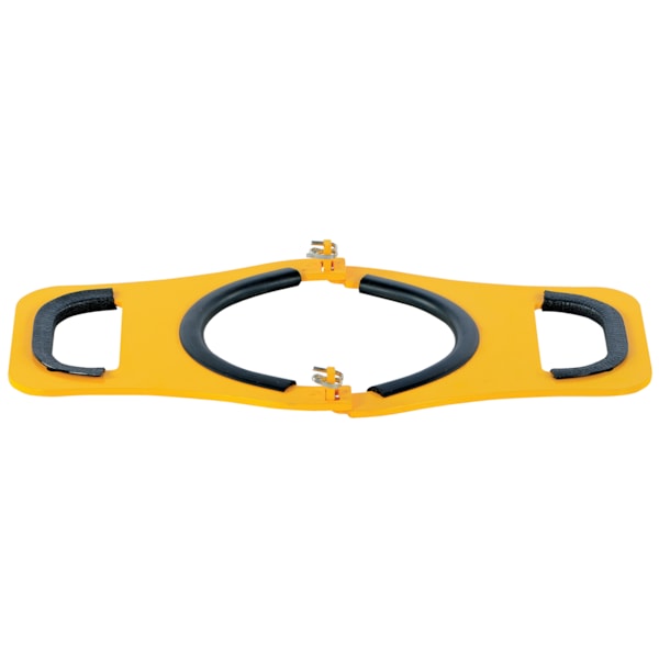 Steel Manual Cylinder Lifter 7 In. Maximum Cylinder Diameter 200 Lb. Capacity Yellow