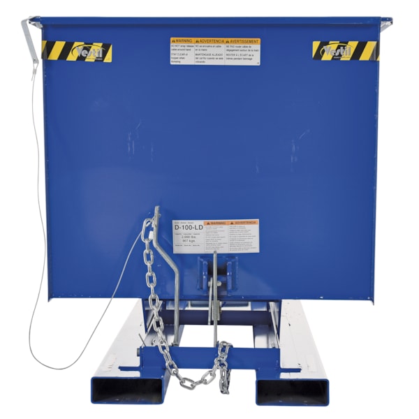 D Style - Self-Dumping Steel Hoppers with Bumper Release