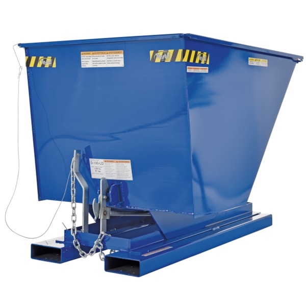 D Style - Self-Dumping Steel Hoppers with Bumper Release